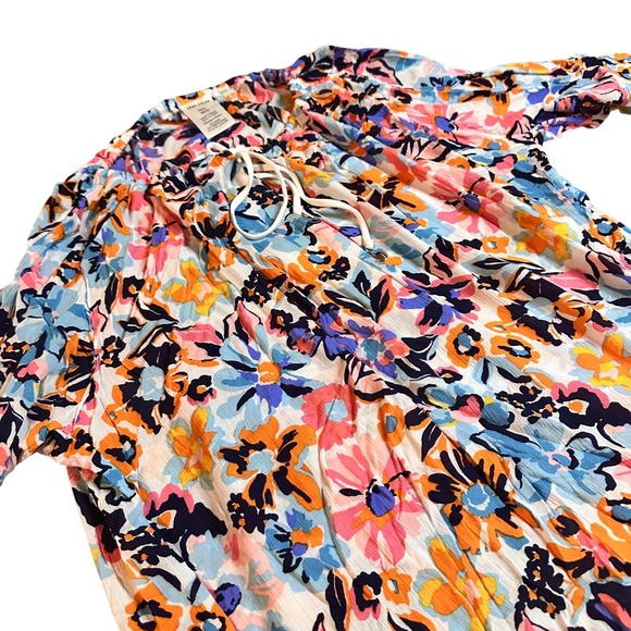 Anne Cole Other - Anne Cole Floral Swim Cover-Up M/L Women's Multi Color Beach Tunic Dress NWT